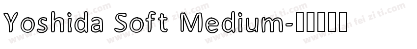 Yoshida Soft Medium字体转换